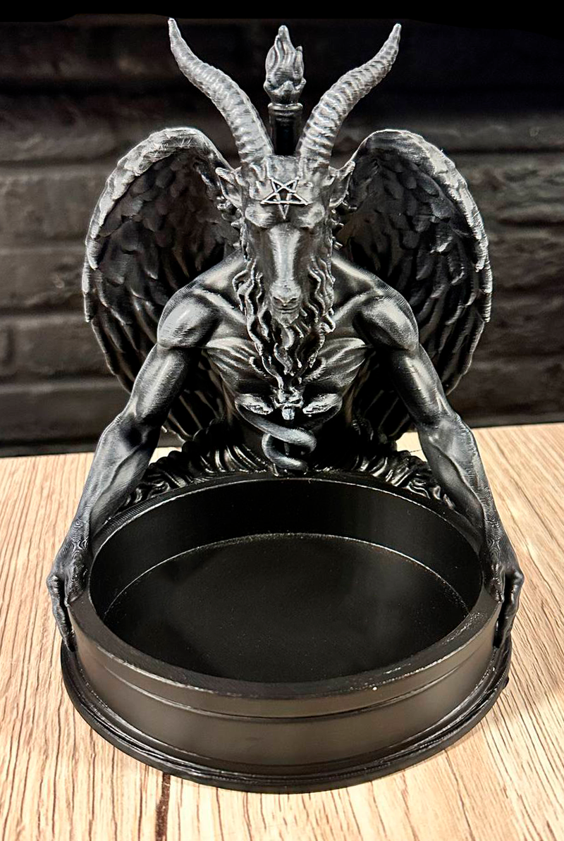 Baphomet 3D Printed Gothic Bowl Acusinkt