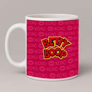 Betty Boop mok in roze met XOXO – keramische koffiemok 11oz | Acusinkt