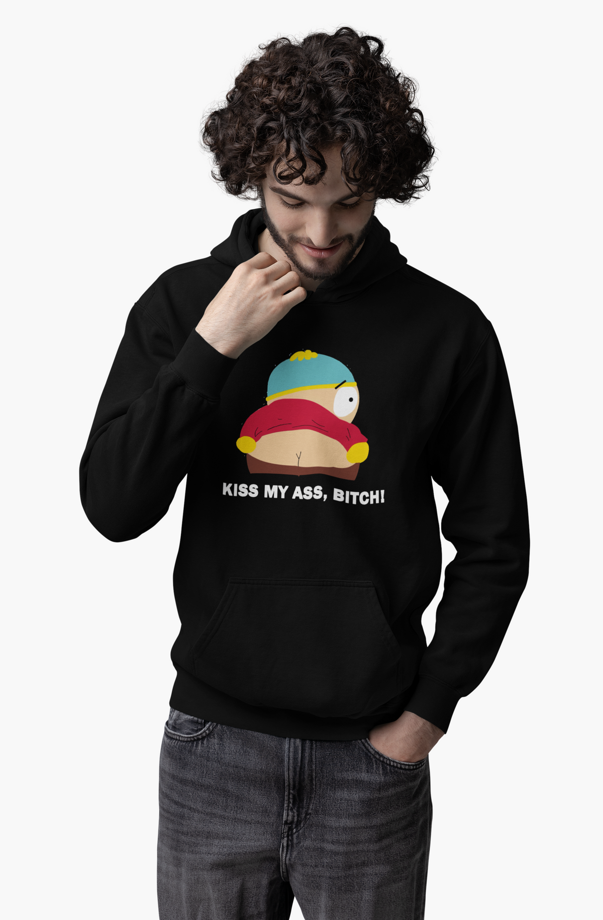 South Park Cartman Kiss My! unisex hoodie – productfoto 2 | Acusinkt
