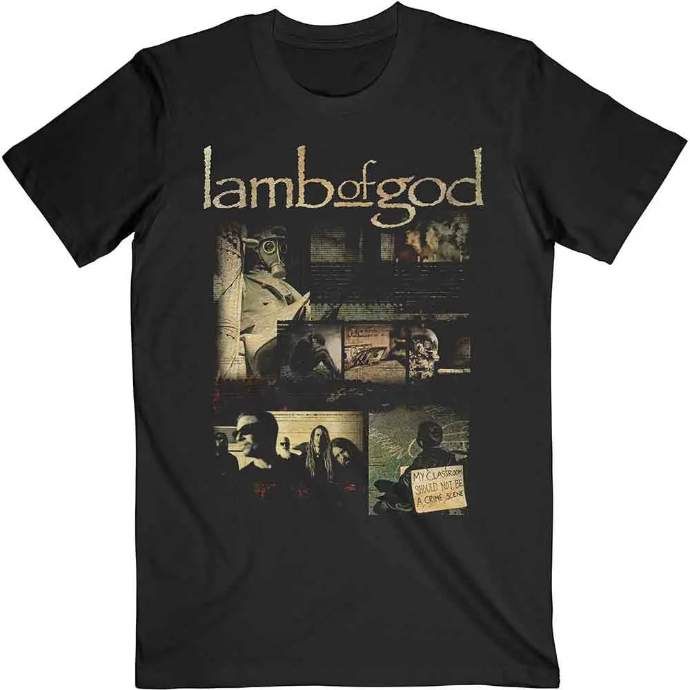 Lamb Of God t-shirt Album Collage | Acusinkt