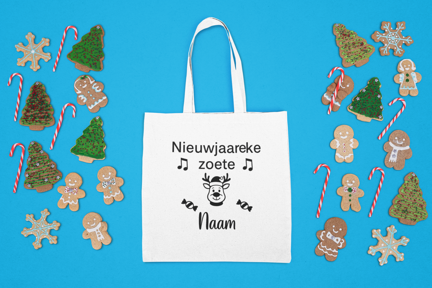 Nieuwjaareke Zoete zak Zwart/Wit