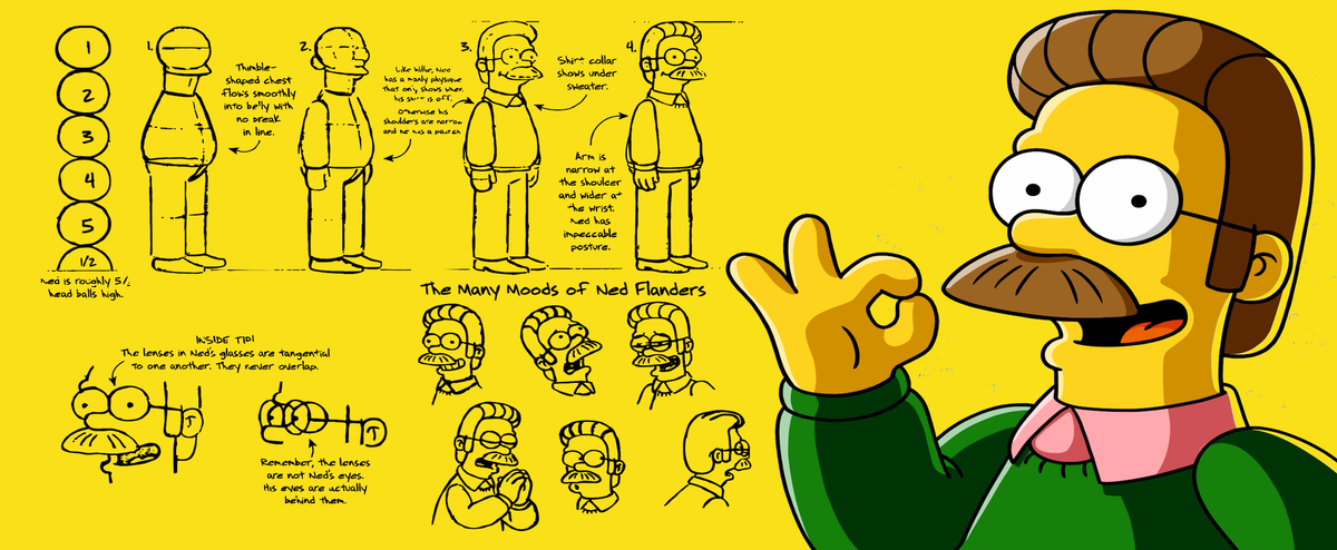 The Simpsons mok Ned Flanders – keramische koffiemok 11oz – productfoto 2 | Acusinkt