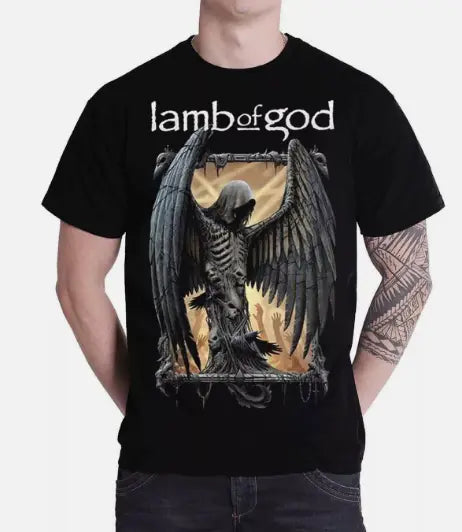 Lamb Of God Winged Death unisex T-shirt Acusinkt
