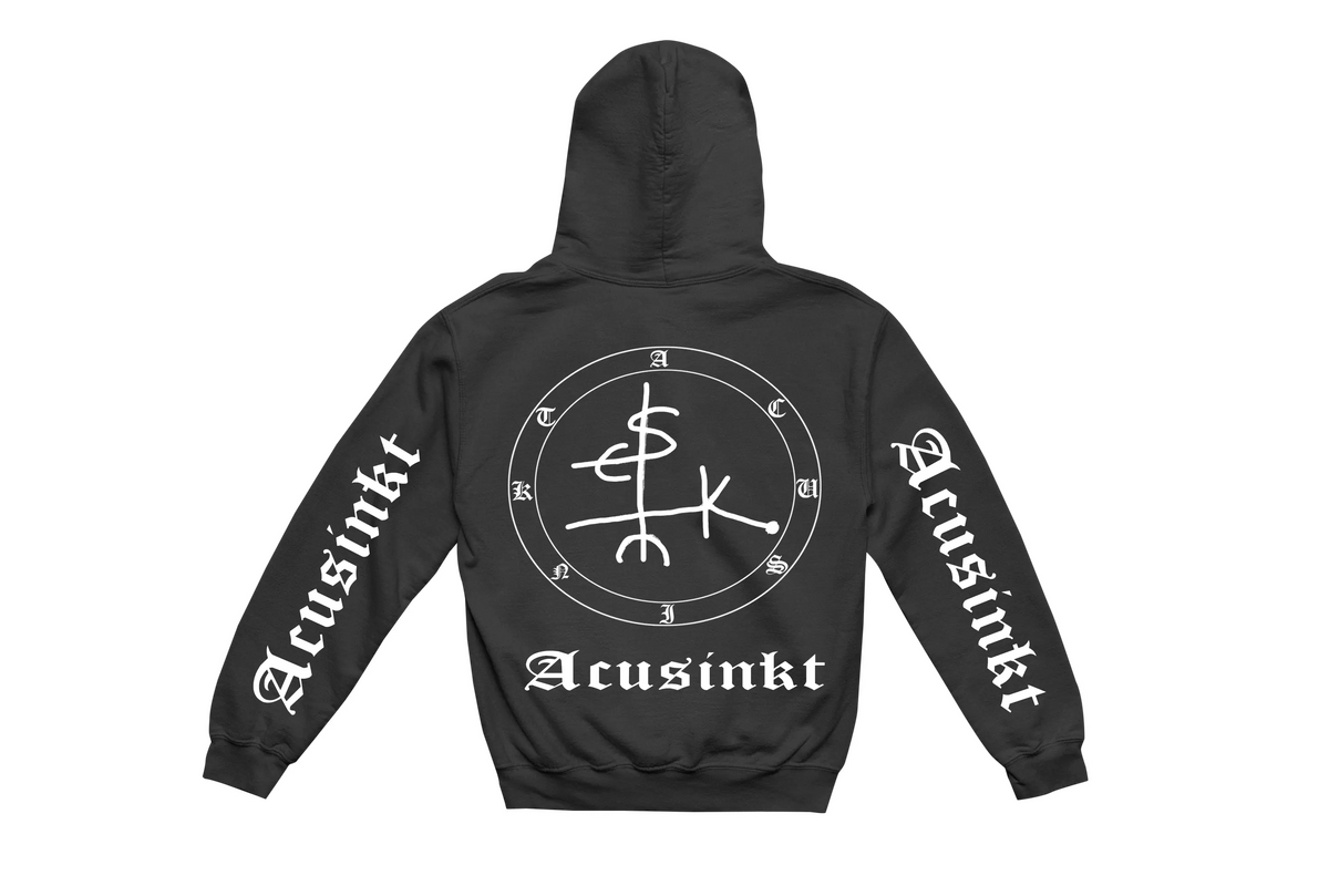 Acusinkt Original Dames Hoodie - Zwart en Wit Acusinkt