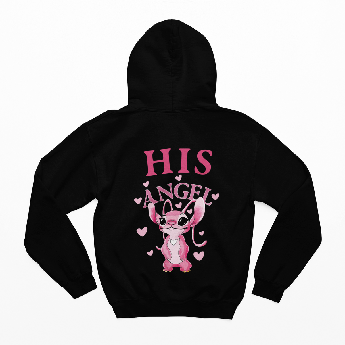 Hoodie “His Angel / Her Stitch” – Unisex