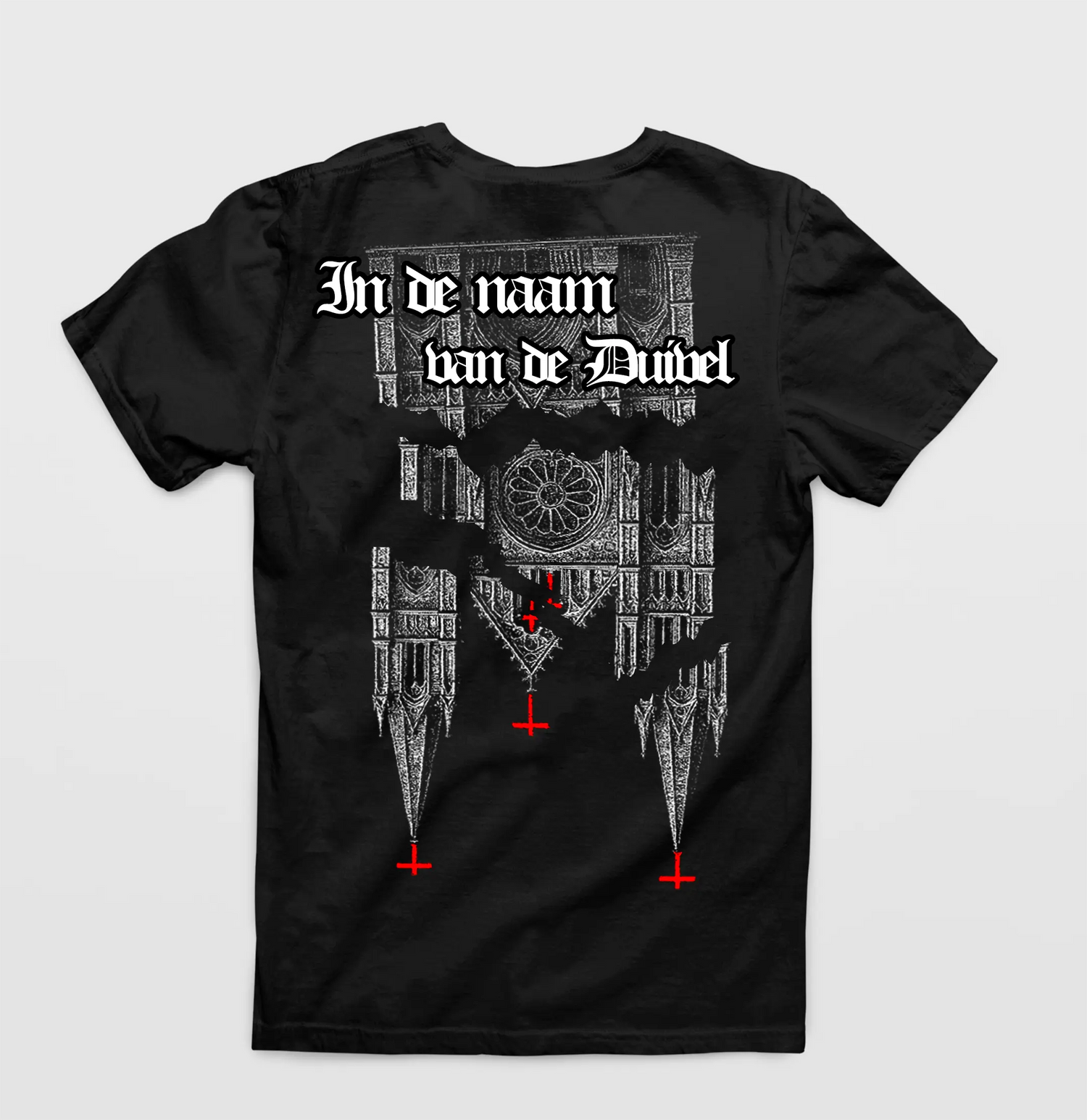 In de Naam van de Duivel - Premium T-shirt Acusinkt