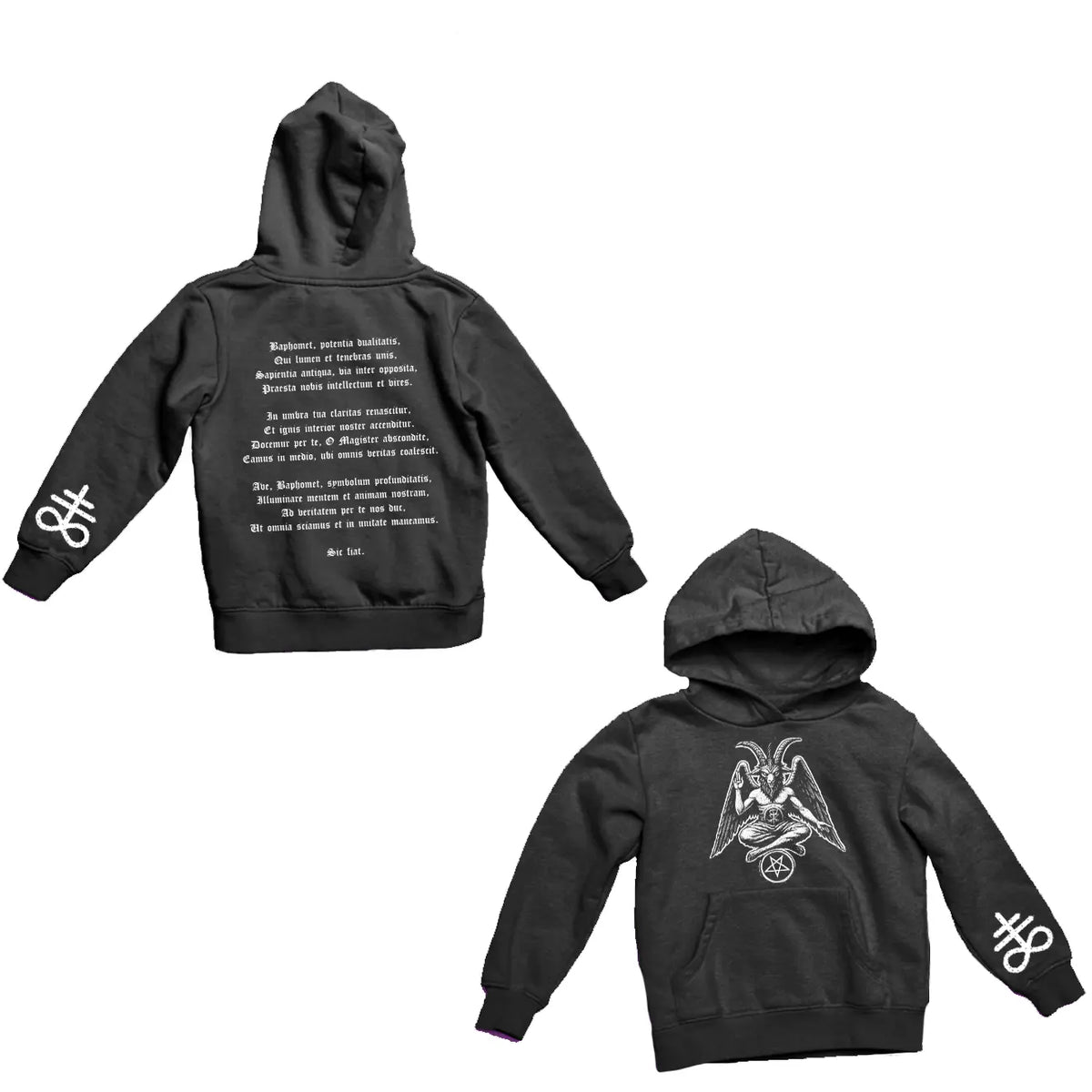 Baphomet Unisex Hoodie: De Kracht van Duister Mystiek Acusinkt