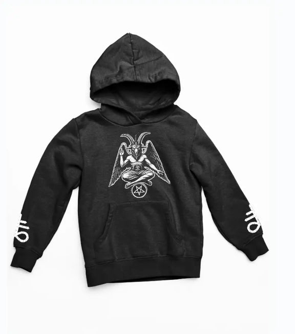 Baphomet Unisex Hoodie: De Kracht van Duister Mystiek Acusinkt