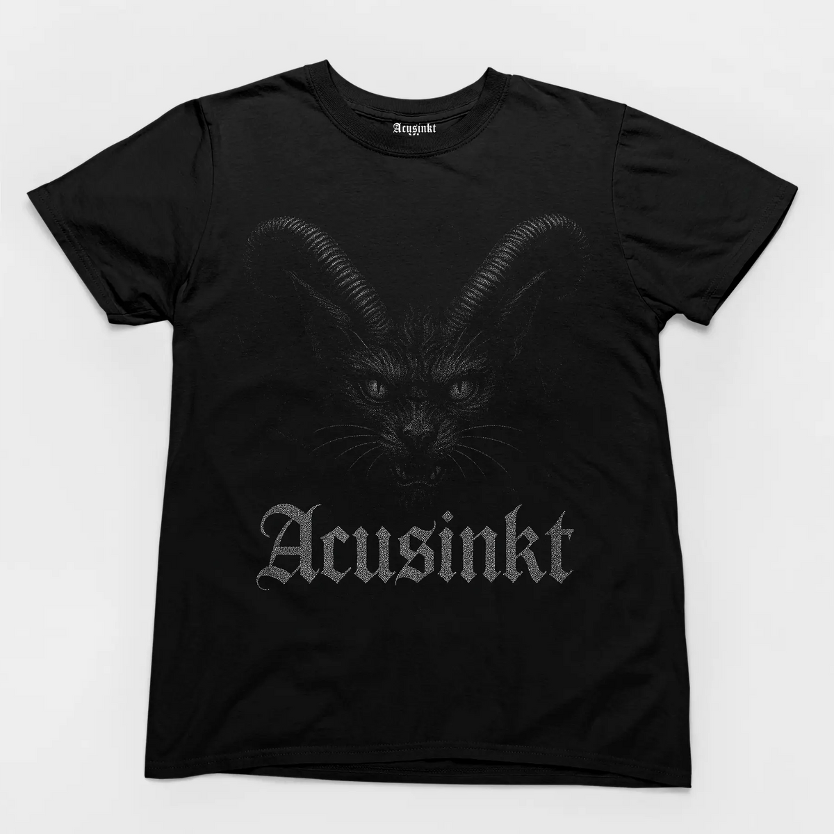 Unisex T-shirt "Acusinkt Infernal" – Baphomet Kat Edition Acusinkt