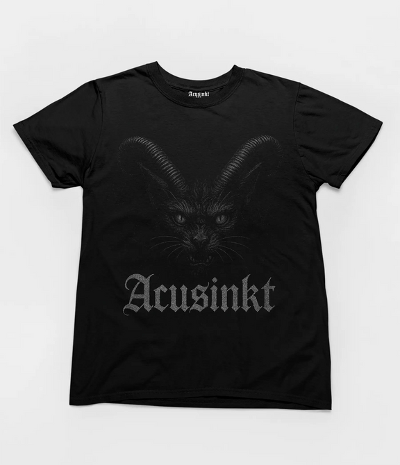 Unisex T-shirt "Acusinkt Infernal" – Baphomet Kat Edition Acusinkt