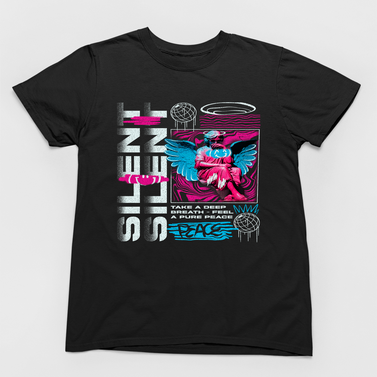 Silent Peace Angel T-Shirt – Unisex Streetwear