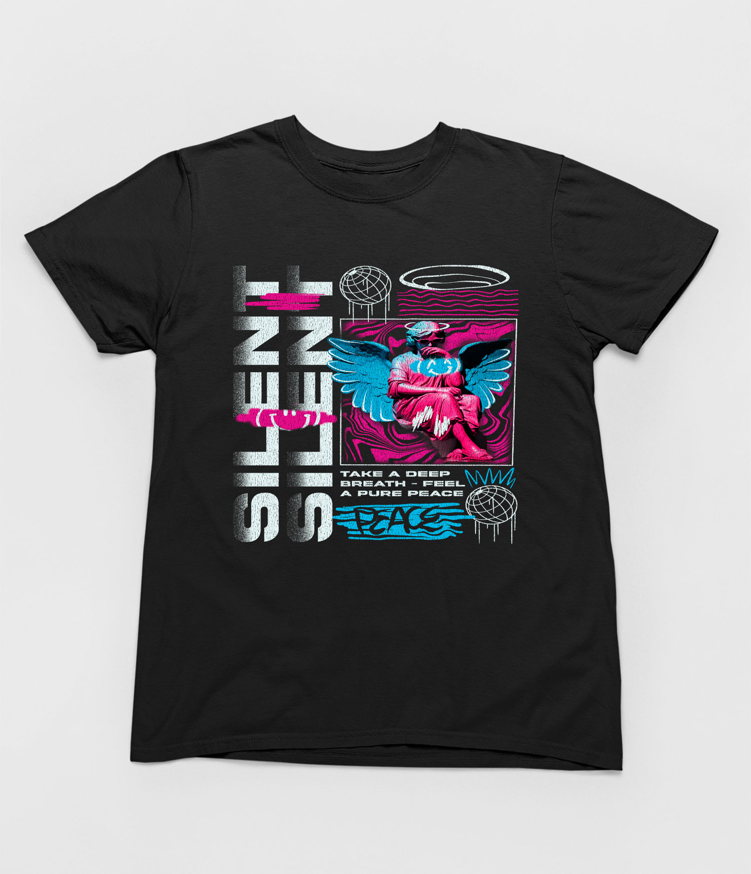 Silent Peace Angel T-Shirt – Unisex Streetwear