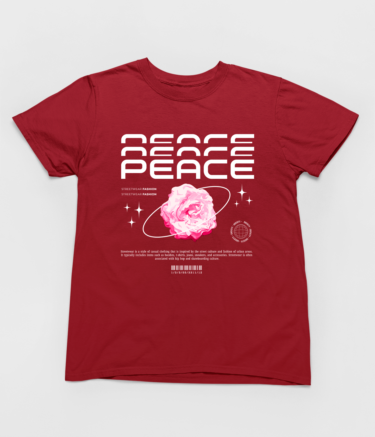 Unisex T-shirt – “Peace Rose”