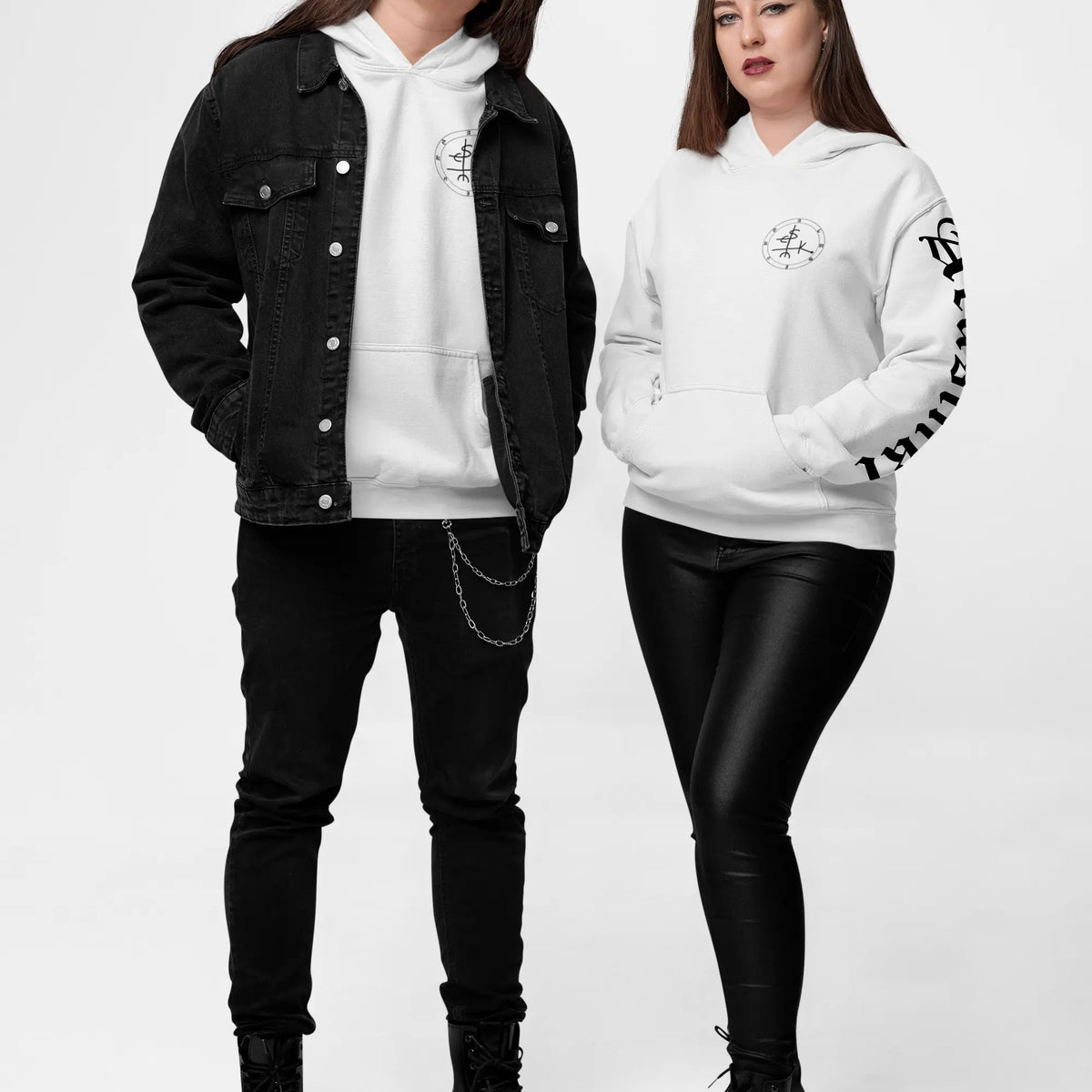 Acusinkt Original Dames Hoodie - Zwart en Wit Acusinkt