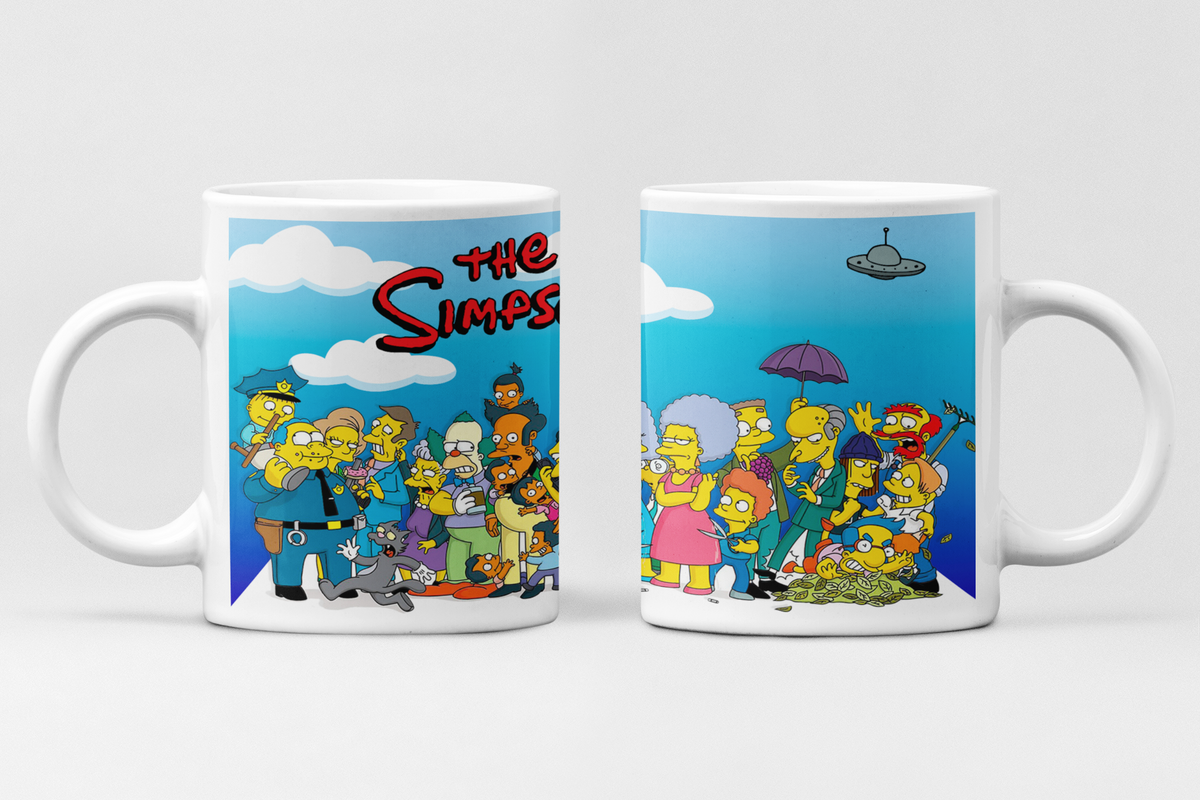 Simpsons mok Springfield Cast – keramische koffiemok 11oz | Acusinkt