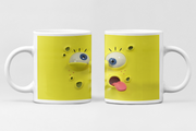 SpongeBob mok Funny Face 3D – keramische koffiemok 11oz | Acusinkt