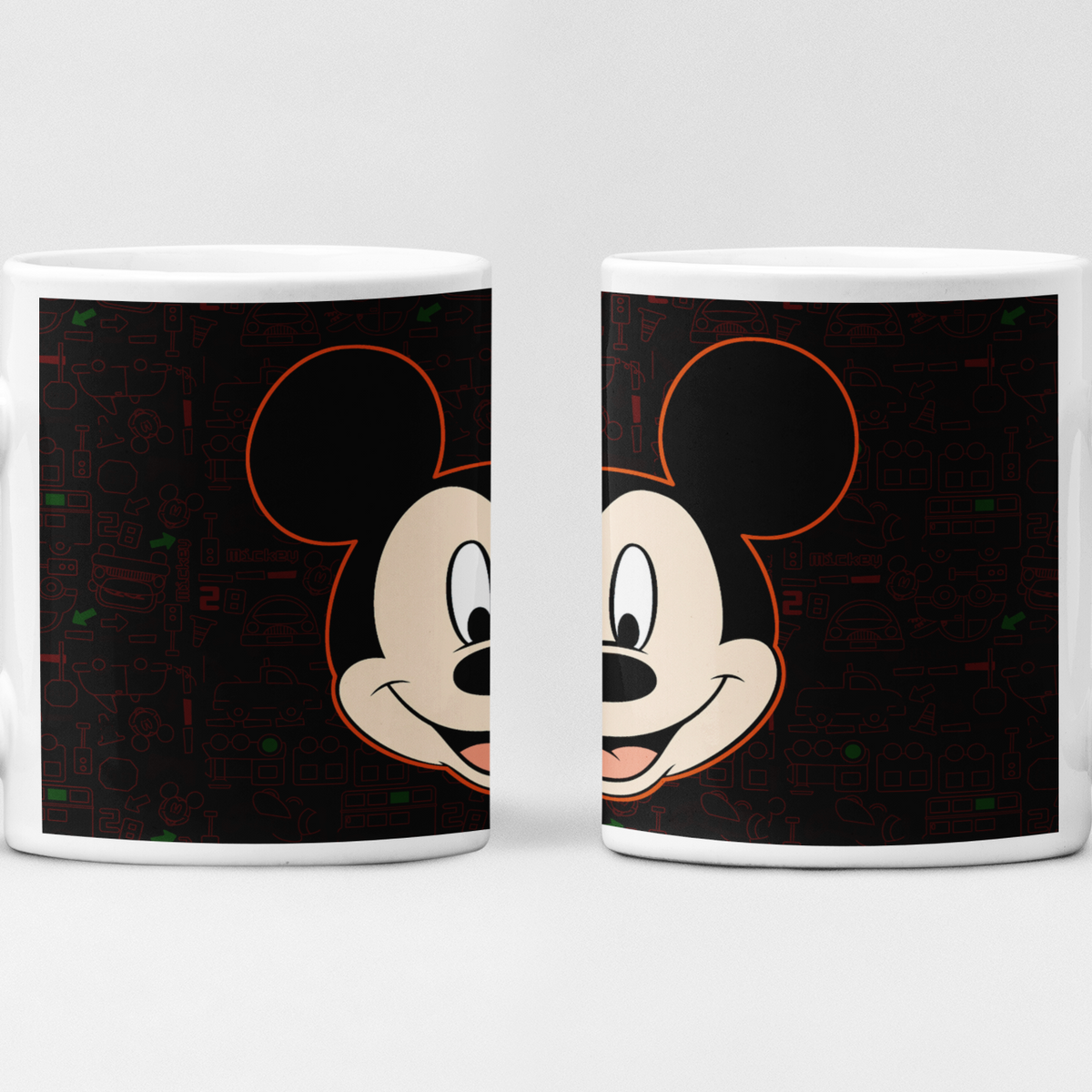 Disney Mok – Mickey Mouse Zwart – 11oz