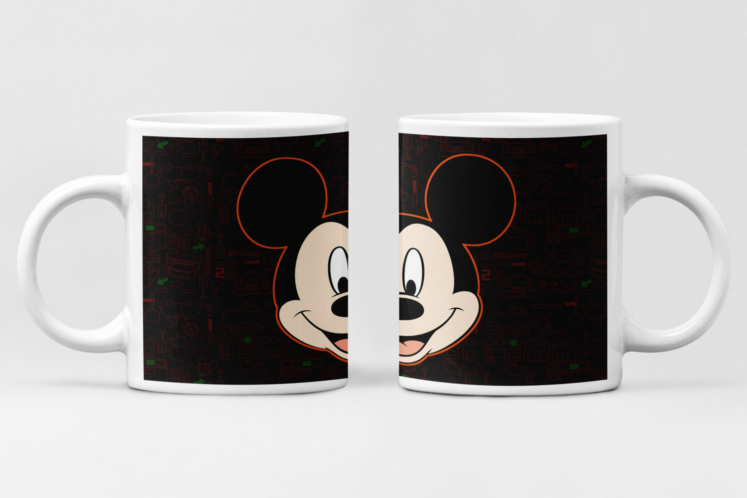 Disney Mok – Mickey Mouse Zwart – 11oz