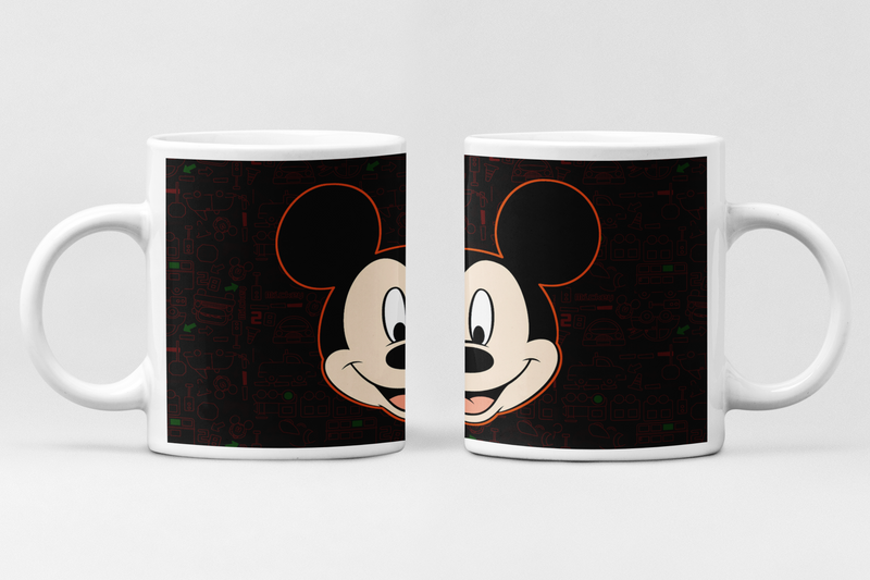 Disney Mok – Mickey Mouse Zwart – 11oz