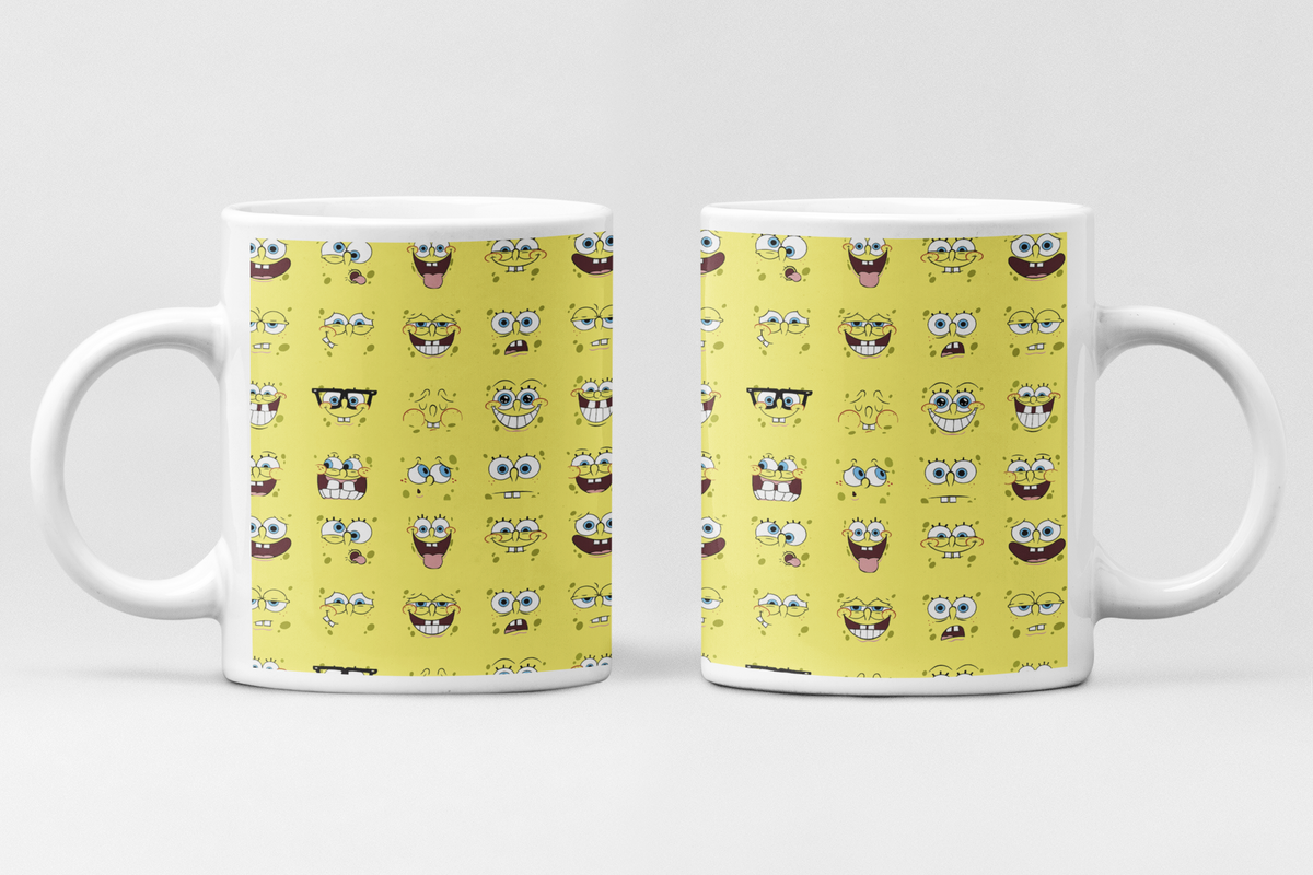 SpongeBob mok Expressions – keramische koffiemok 11oz | Acusinkt