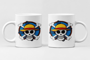 One Piece mok Straw Hat Jolly Roger – keramische koffiemok 11oz | Acusinkt
