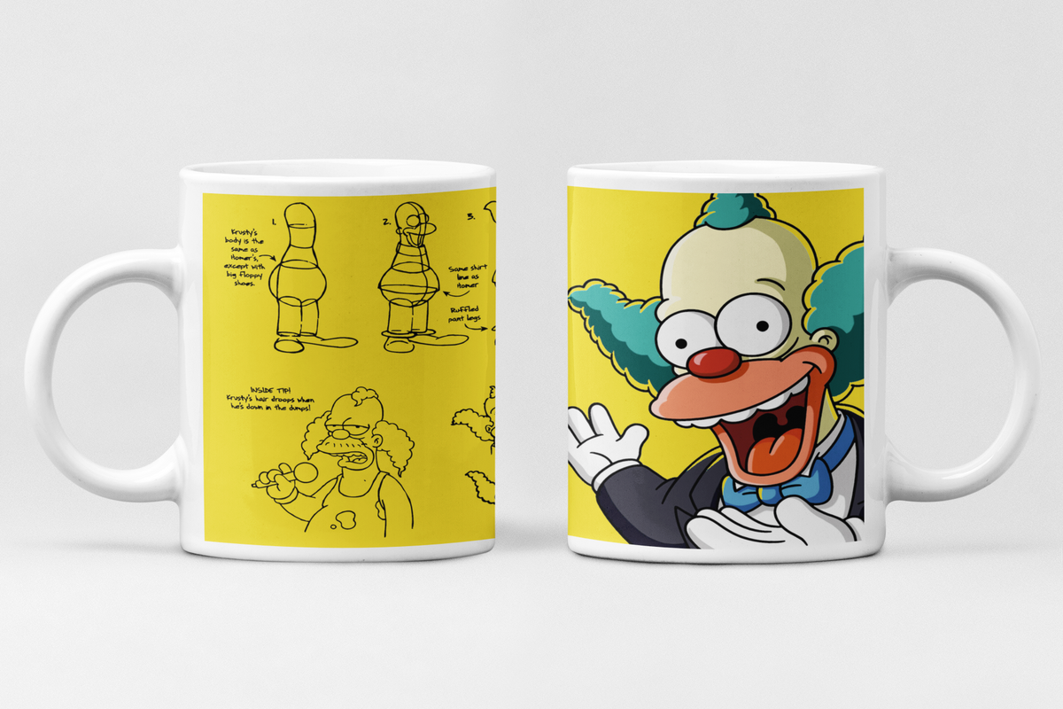 The Simpsons mok Krusty the Clown – keramische koffiemok 11oz | Acusinkt