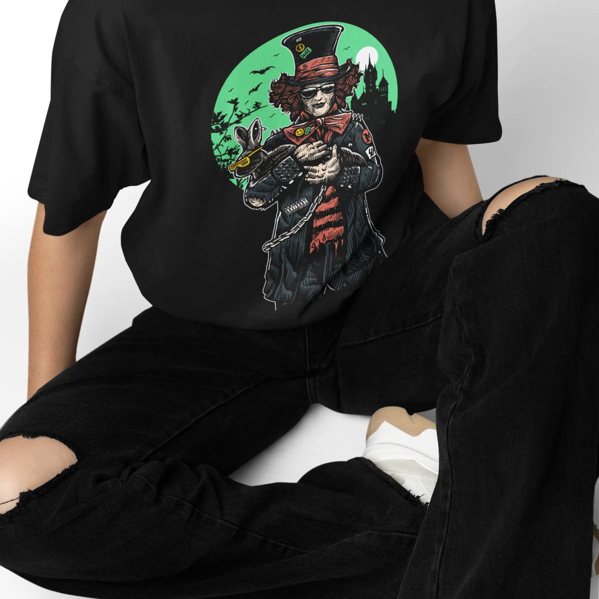 Mad Hatter Gothic T-shirt Unisex Acusinkt