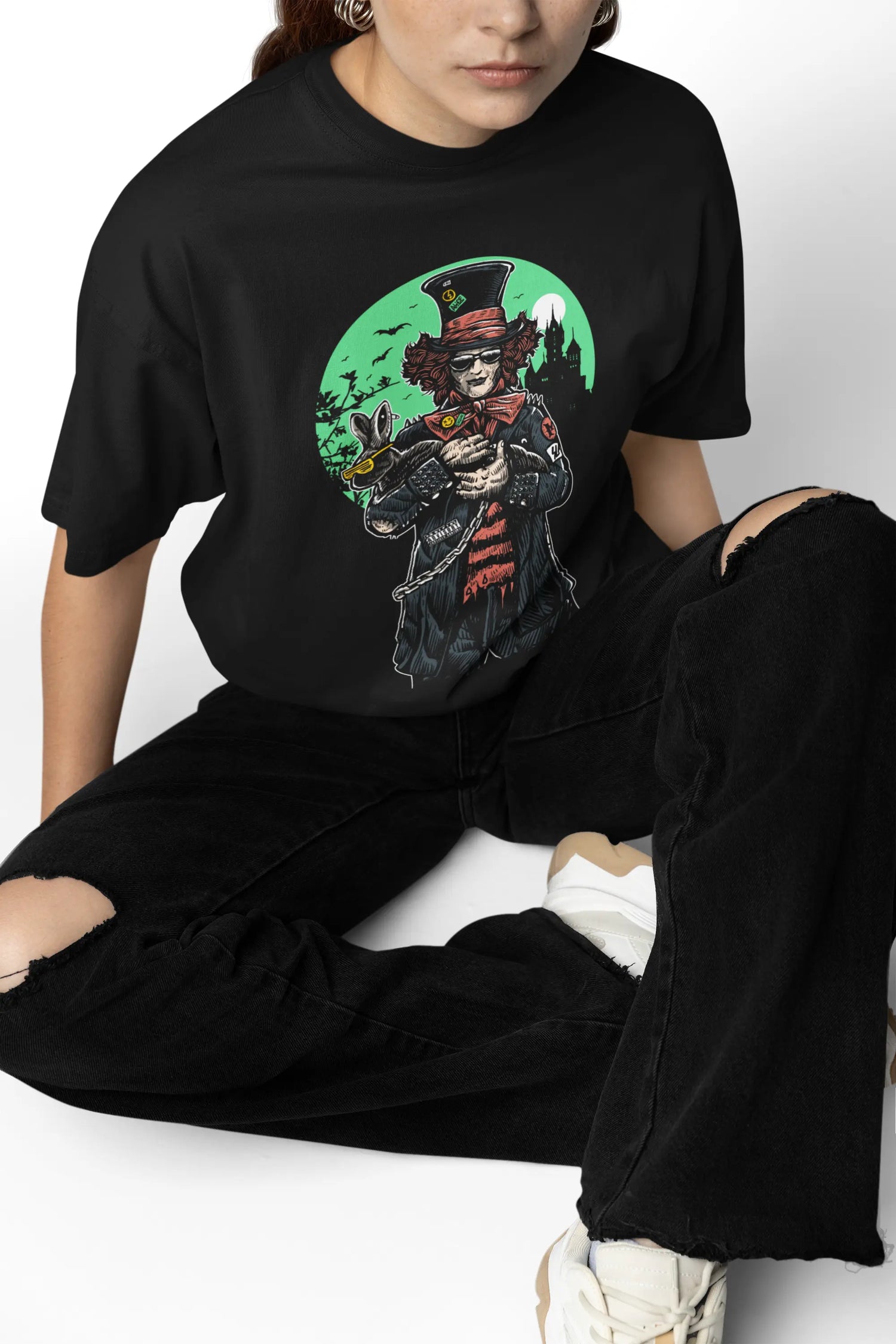 Mad Hatter Gothic T-shirt Unisex Acusinkt