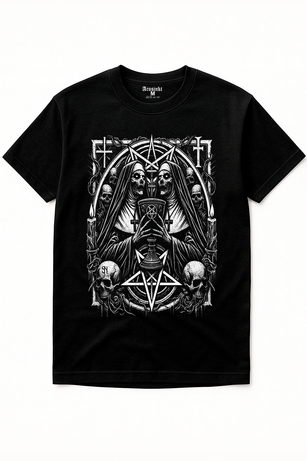 Camiseta unisex Twee Nonnen en de Vervloekte Beker
