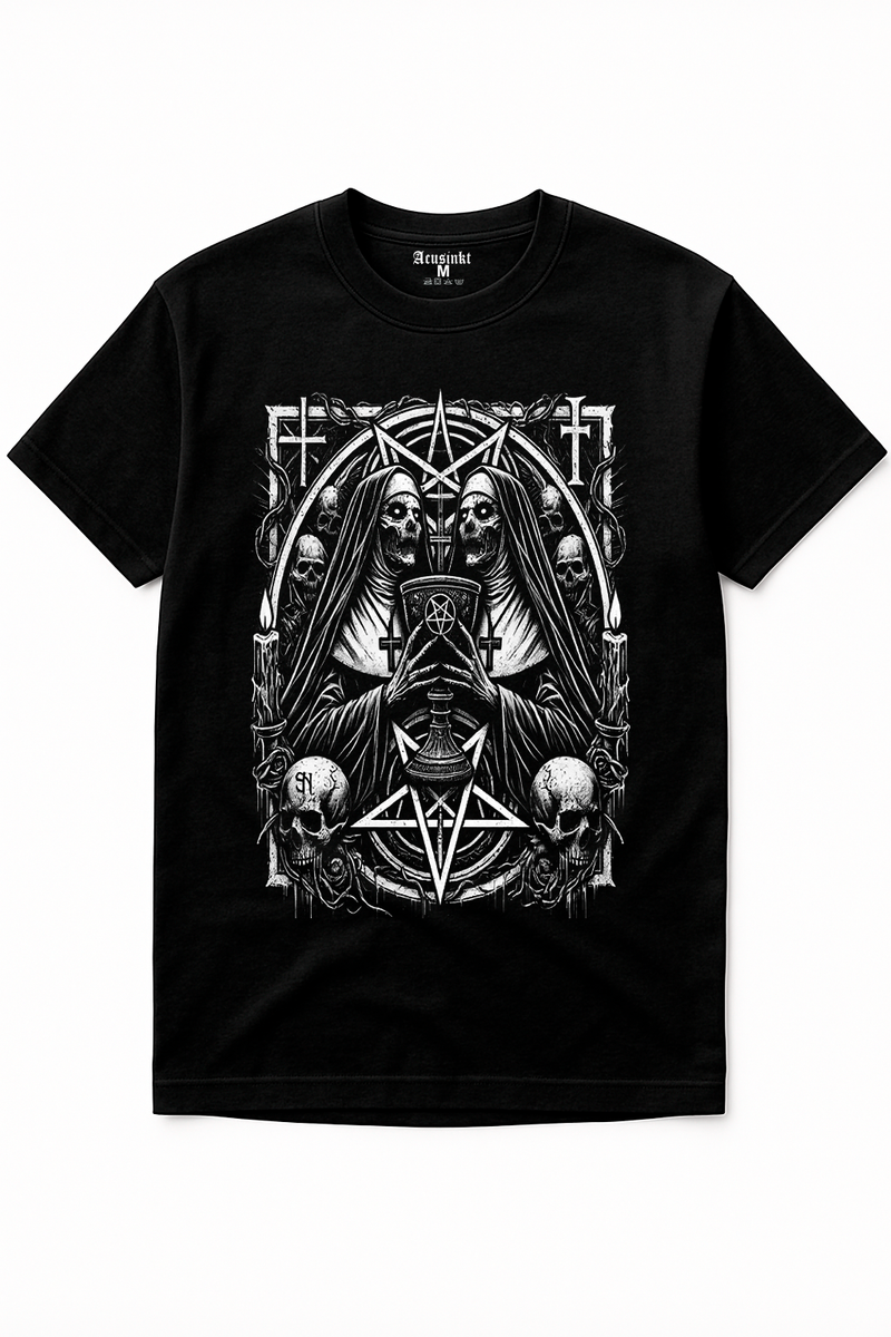 Twee Nonnen en de Vervloekte Beker Unisex T-shirt