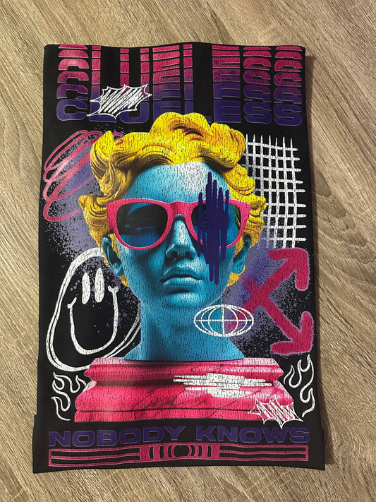 Nobody Knows Neon Statue T-Shirt – Unisex Streetwear