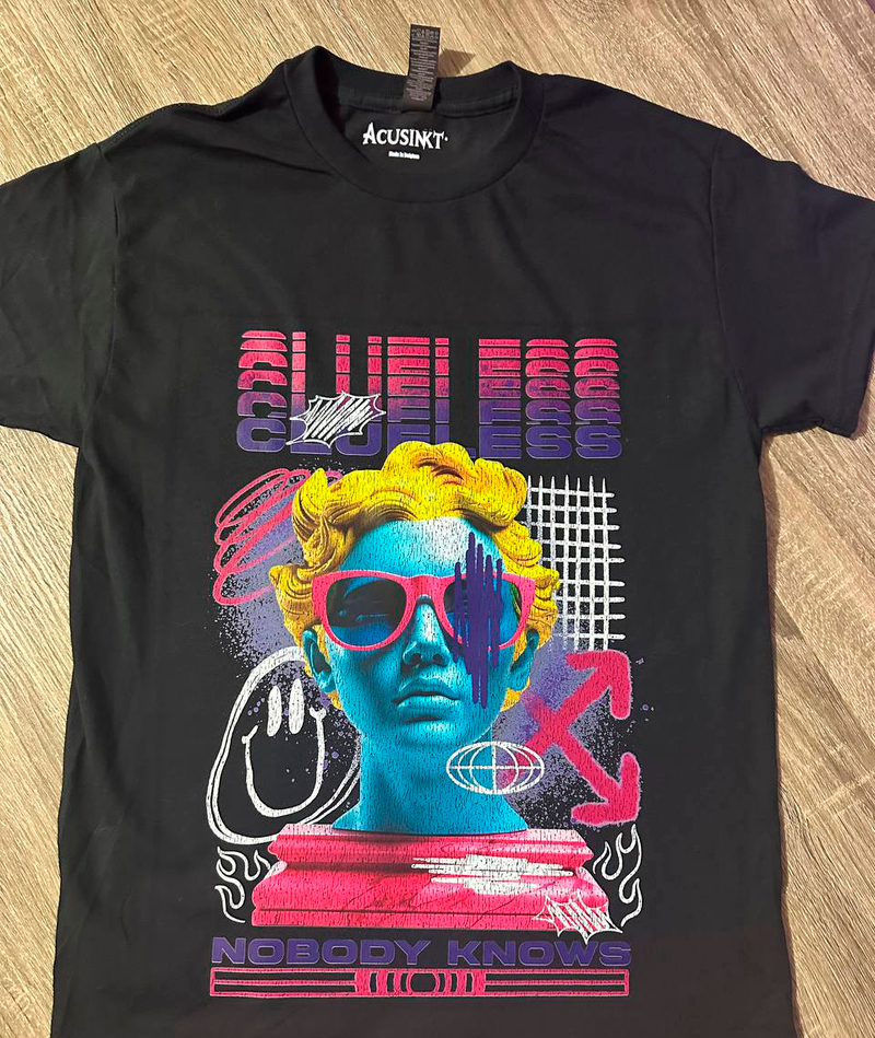 Nobody Knows Neon Statue T-Shirt – Unisex Streetwear