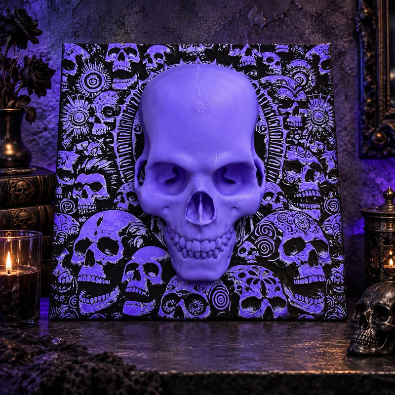 💀 Skull Wall - 3D Art