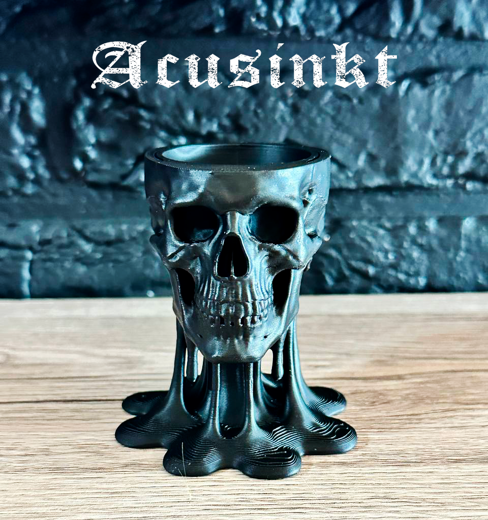 Skull candle holders set of 3 Acusinkt
