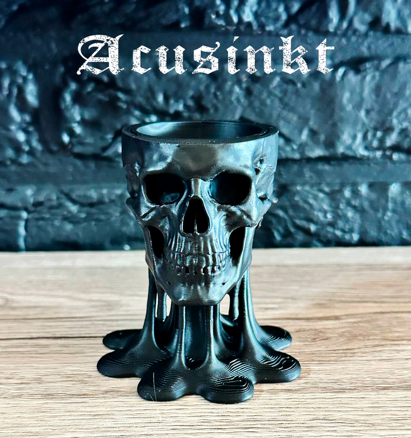 Skull candle holders set of 3 Acusinkt