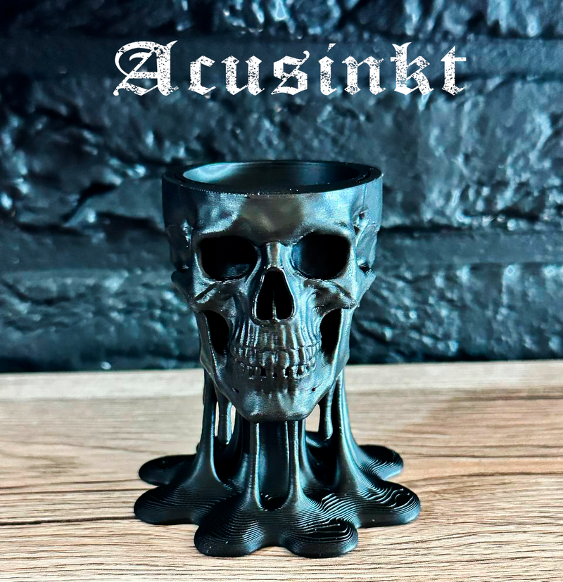 Skull candle holders set of 3 Acusinkt